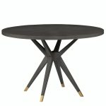 Черный обеденный стол из дуба Изабелла LHFDT1196HLN black oak LouvreHome