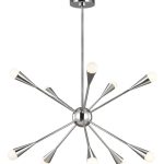 Серебряная люстра Джейкоб JJ10802-10DB LouvreHome