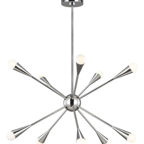 Серебряная люстра Джейкоб JJ10802-10DB LouvreHome