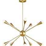 Золотая люстра Джейкоб JJ10802-10DA LouvreHome