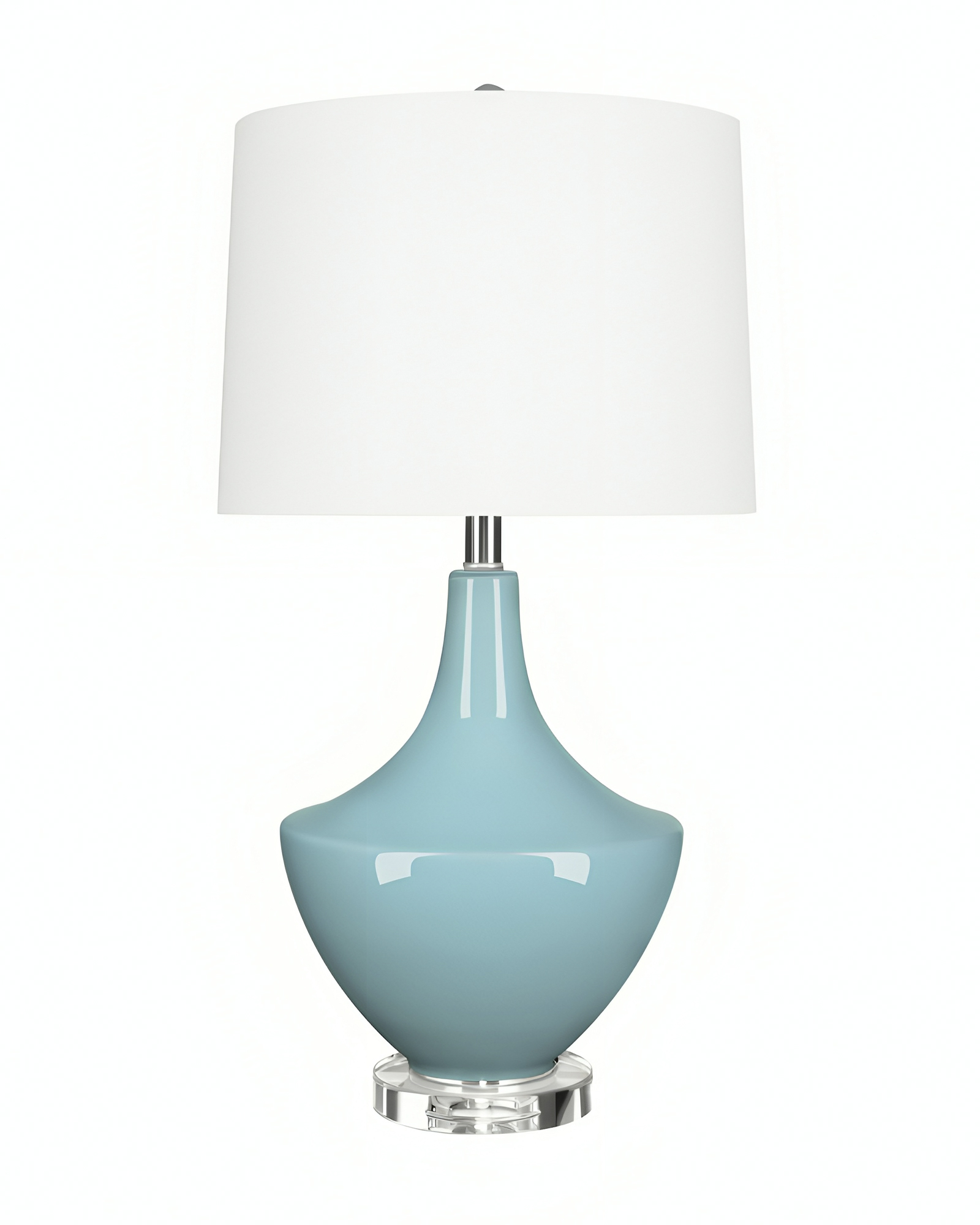 katy Голубая настольная лампа Кейти LHLTL31017CLM LouvreHome