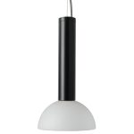 Черный подвесной светильник Линвуд P7560PB LouvreHome
