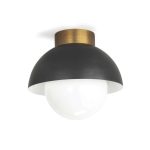 Черно-золотой светильник Бомон JJ10941-1DB LouvreHome