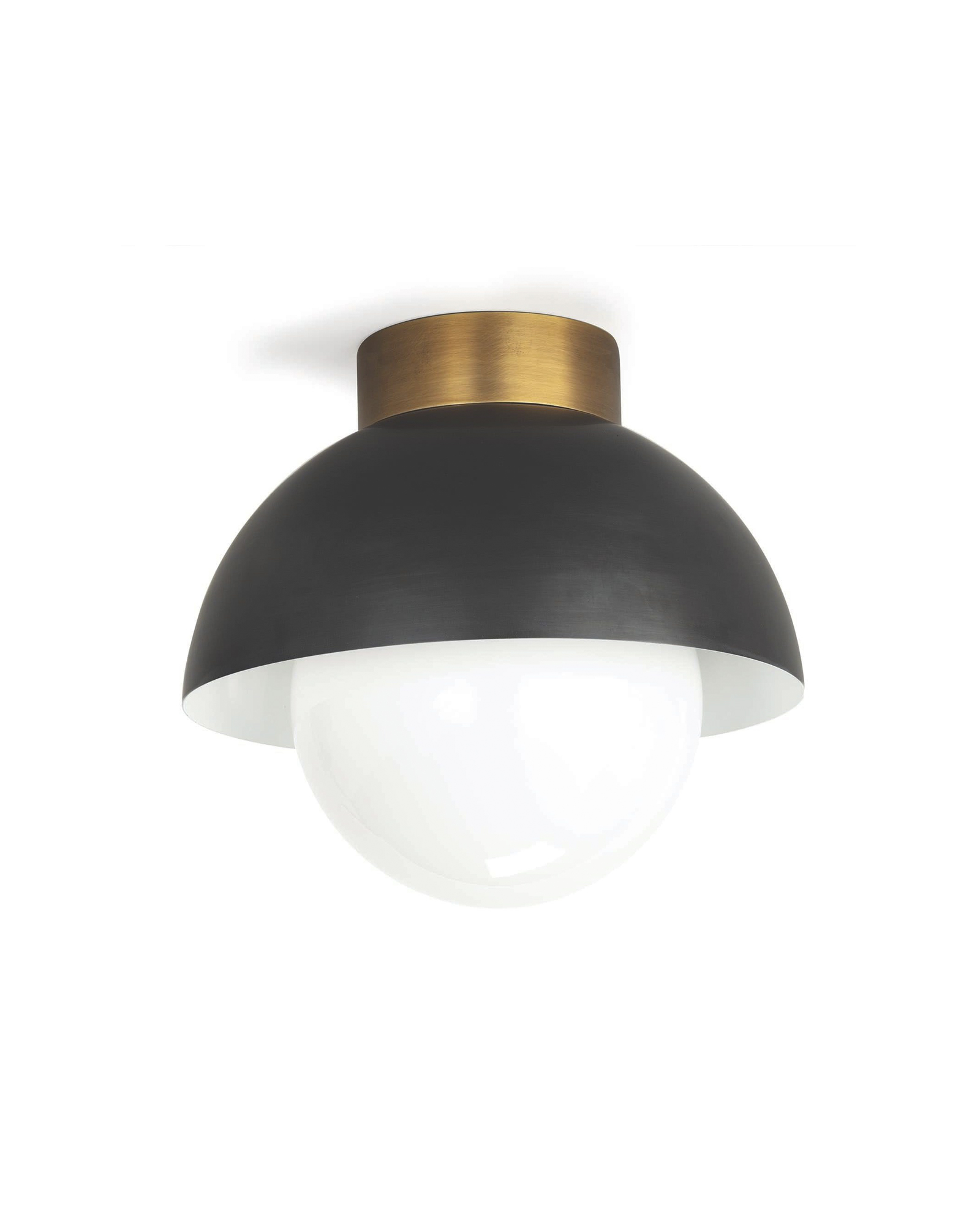 louvrehome-bomon-black-fold-flushmount Черно-золотой светильник Бомон JJ10941-1DB LouvreHome