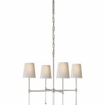 Серебряная люстра Дэмиан JJ10888-4DA LouvreHome
