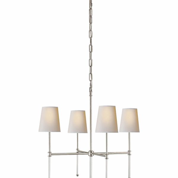 Серебряная люстра Дэмиан JJ10888-4DA LouvreHome