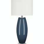 Синяя настольная лампа Мальта LHTL31026CLM LouvreHome