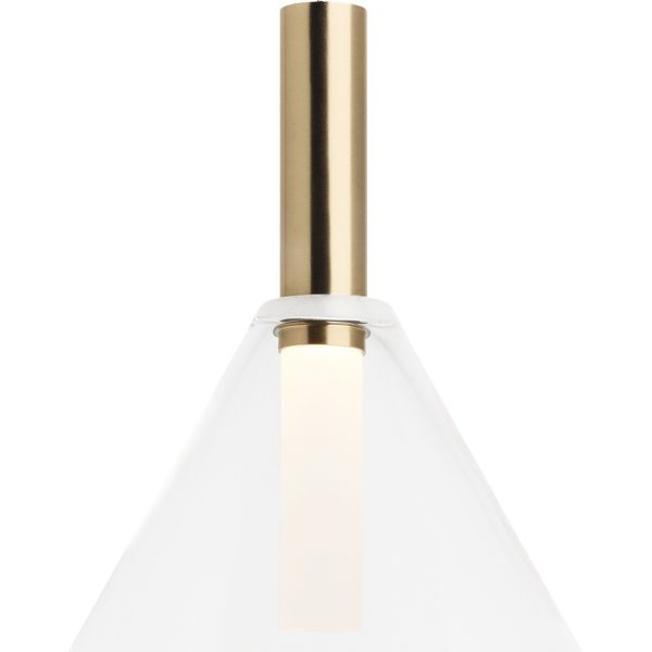 Золотой подвесной светильник Мезз LHLPN200124XNP LouvreHome