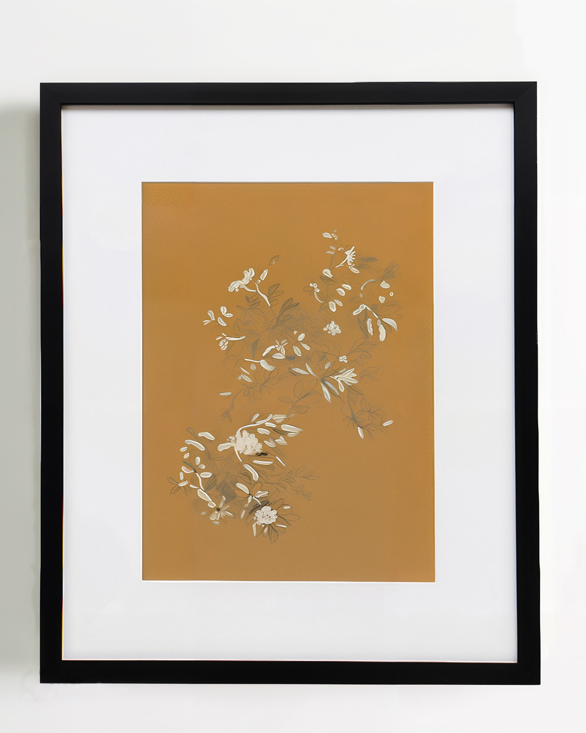 mf21 Интерьерный постер Mustard Flowers-II DPP510924VHS LouvreHome