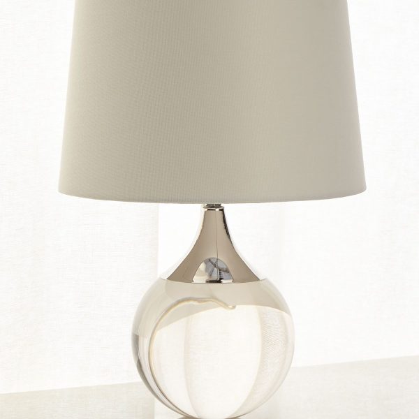Серебряная настольная лампа Милуоки JJ10526-1T LouvreHome