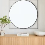 Зеркало настенное в раме Минклер LHDWM281823ZYH LouvreHome