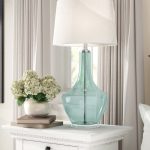 Зеленая настольная лампа Монток CLM358 LouvreHome