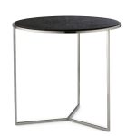 Серый приставной столик Гвен LHFST092CS/DPO light charcoal LouvreHome