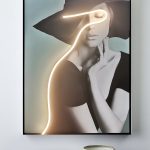 Интерьерное панно Neon - I DWD750924VHS LouvreHome
