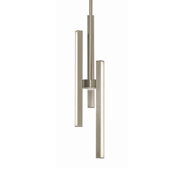 Серебряный светодиодный подвес Дойл LHLPN060723XNP LouvreHome