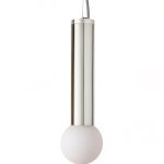 Серебряный подвесной светильник Кло P7561PC LouvreHome
