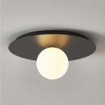 Чёрный настенно-потолочный светильник Ноа LFM210825SWL LouvreHome