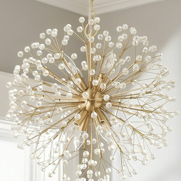 Золотая люстра Норвич JJ10544-8D LouvreHome