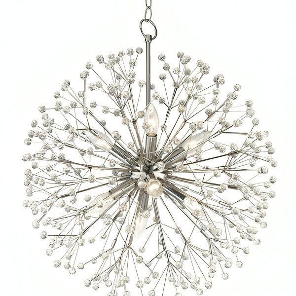 Серебряная люстра Норвич JJ10544-8DB LouvreHome