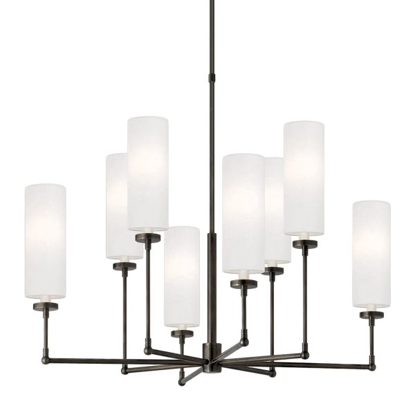 Черная люстра Новара P7702PB LouvreHome