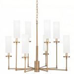 Золотая люстра Новара P7702PA LouvreHome