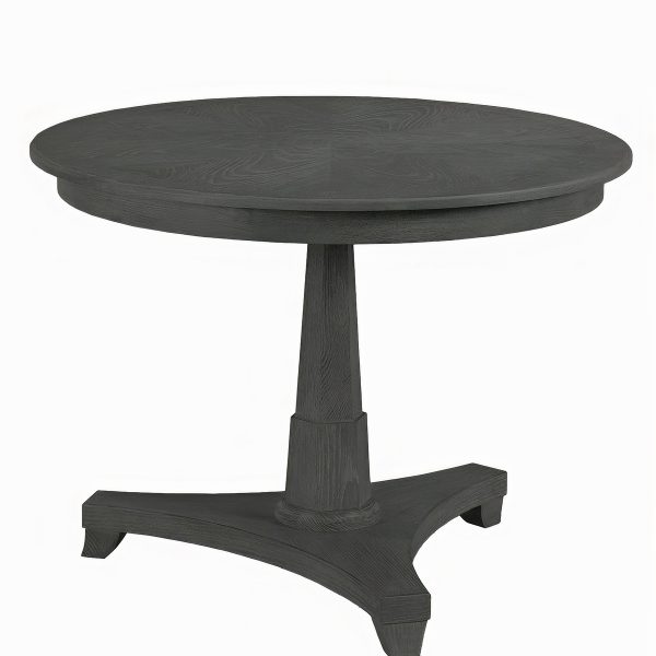 Чёрный обеденный стол из дуба Парма LHFDT1197HLN black oak LouvreHome