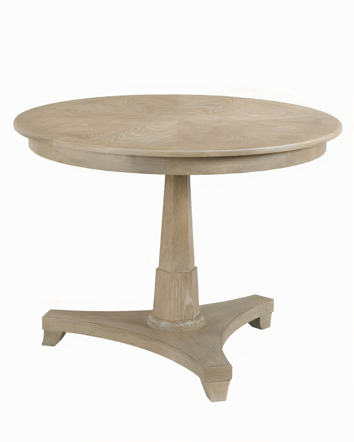 Бежевый обеденный стол из массива дуба Парма LHFDT1197HLN weathered oak LouvreHome