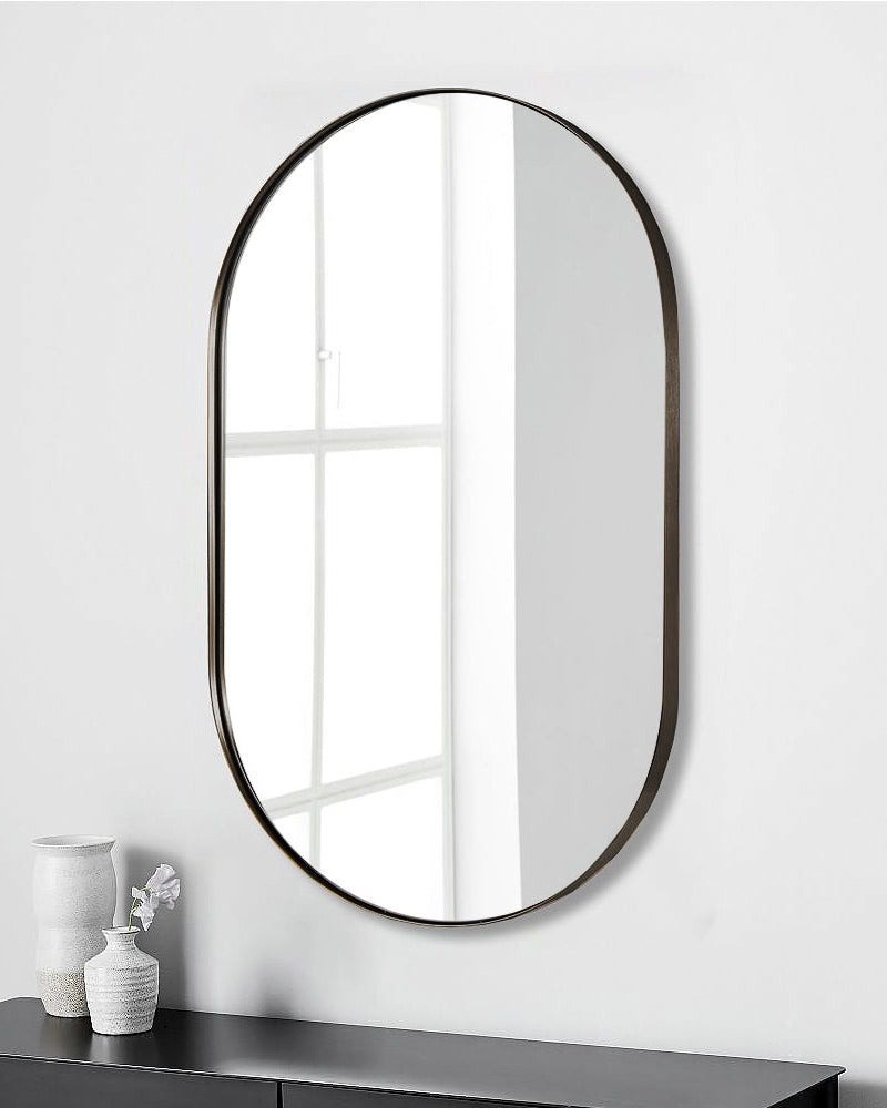 pillshape-1 Зеркало в раме Аманда LHMF111BL LouvreHome