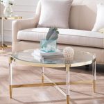 Золотой кофейный стол Шэрон LHT621PG LouvreHome