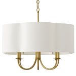 Золотая люстра Шеффилд JJ10830-6DC LouvreHome