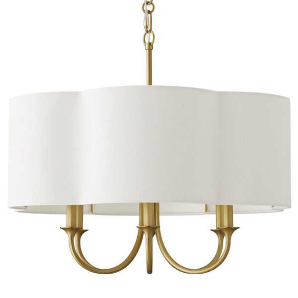Золотая люстра Шеффилд JJ10830-6DC LouvreHome