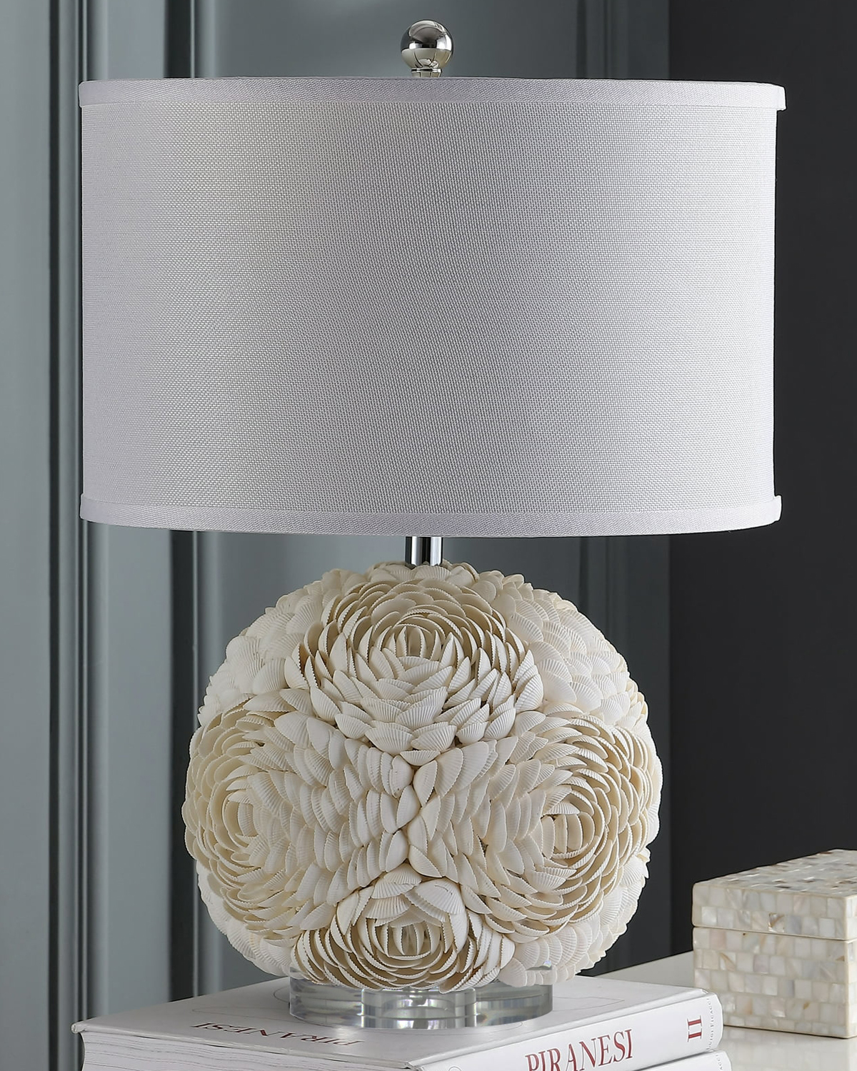 shell-lamp-1 Настольная лампа Алерия LHLTL31020CLM LouvreHome