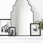 Зеркало в чёрной раме Шифа LHDWM081123PND LouvreHome
