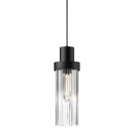 Чёрный подвесной светильник Сонома JJ11096-1DC LouvreHome