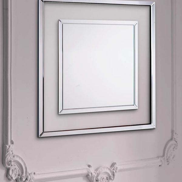 Квадратное зеркало в раме Карлсбад LHDWM091123SH LouvreHome