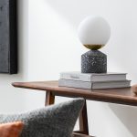 Настольная лампа с основанием из терраццо Сурья P3019TA LouvreHome