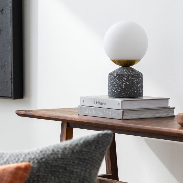 Настольная лампа с основанием из терраццо Сурья P3019TA LouvreHome