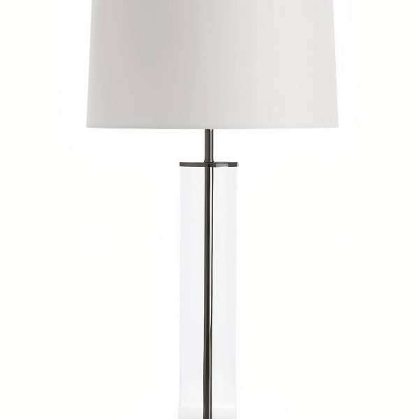 Черная настольная лампа Томас P2291TC LouvreHome