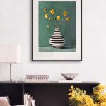 Постер Flowers & striped vase DZ25072240 LouvreHome