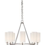 Серебряная люстра Валенте LHLCH310124XNP LouvreHome