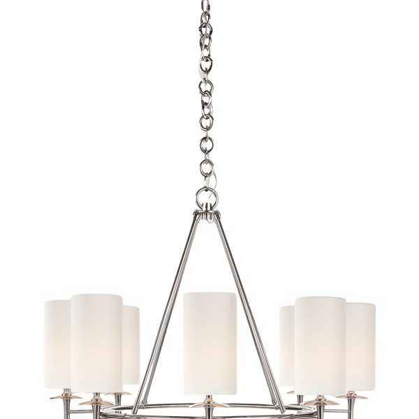 Серебряная люстра Валенте LHLCH310124XNP LouvreHome