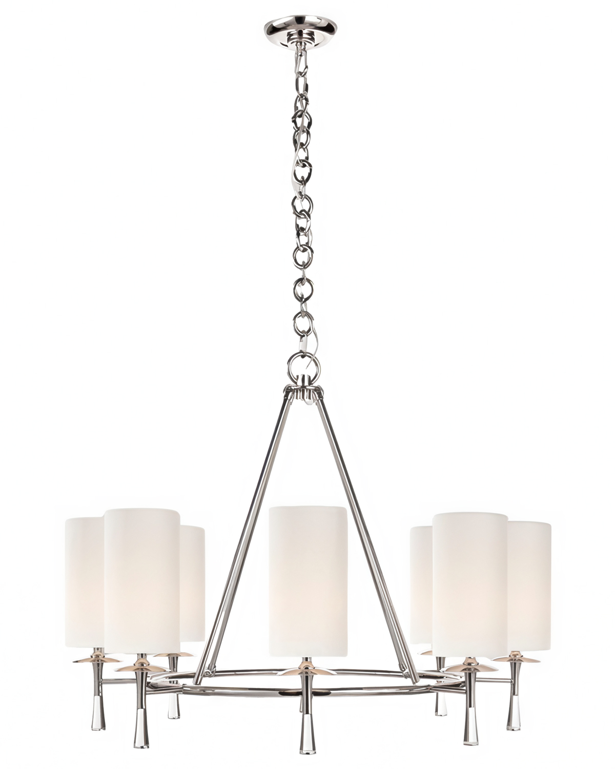 valente-nickel2 Серебряная люстра Валенте LHLCH310124XNP LouvreHome
