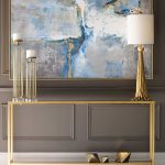Золотая консоль Уитман LHF235G LouvreHome