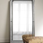 Серебряное зеркало в полный рост Вустер LHVM14S LouvreHome