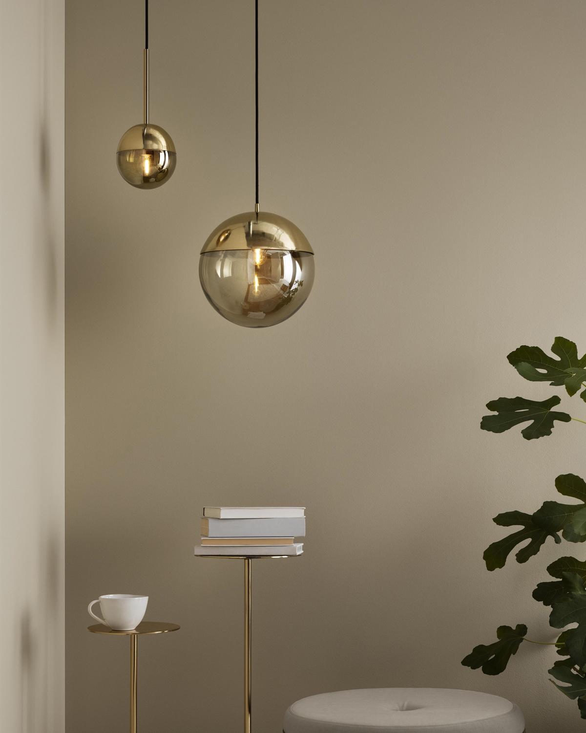 word2 Большой золотой светильник Уорд LHLPN040224XNP LouvreHome