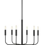 Чёрная люстра Уорвик JJ10541-6DC LouvreHome