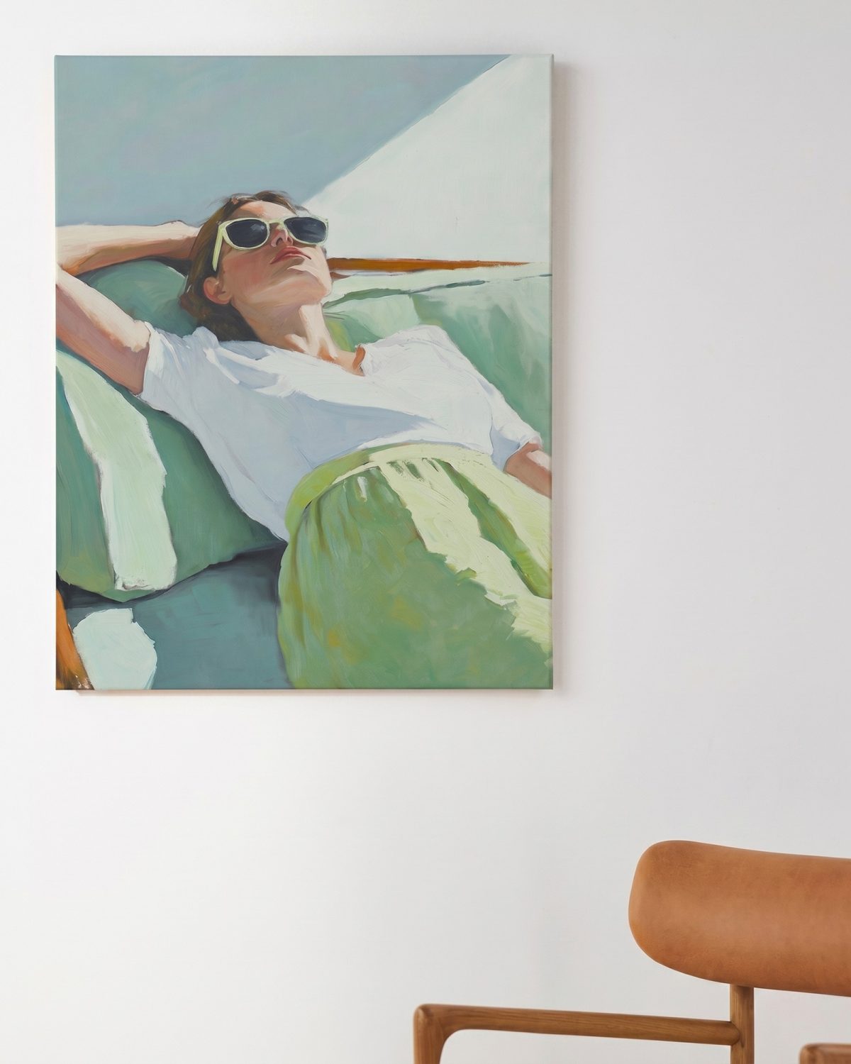 Интерьерная картина Poolside Lounger — изображение 3