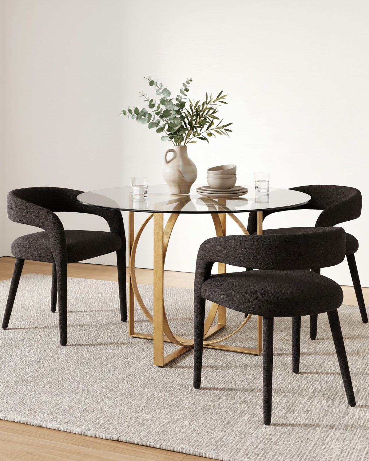 Круглый обеденный стол Трой LHFDT3085RJ LouvreHome